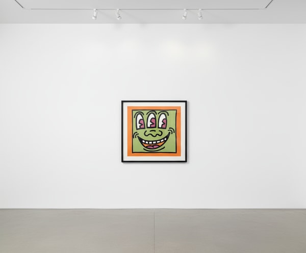 Keith Haring - Three Eyed Monster, from Icons (Littmann PP. 171), 1990