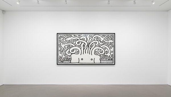 Keith Haring - Untitled (Medusa) (Littmann PP . 54-55), 1986, Etching