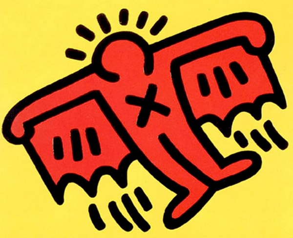 Keith Haring - X Man, from Icons (Littmann PP. 171), 1990