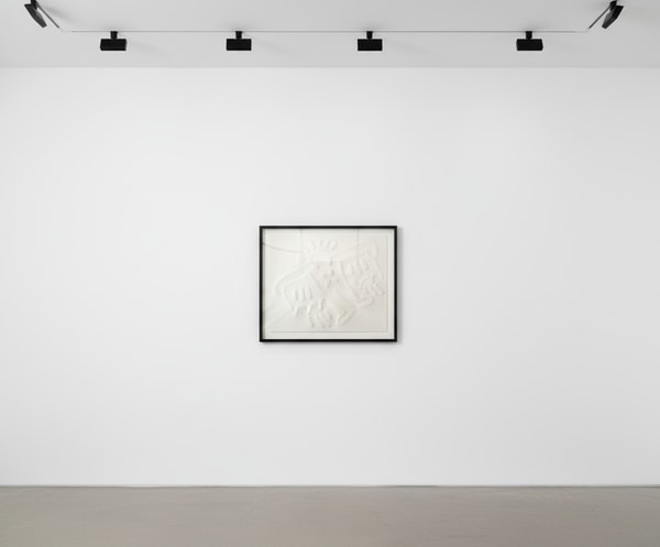 Keith Haring - X-Man, from White Icons (Littmann PP. 173), 1990