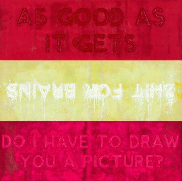 Mel Bochner - As Good as it Gets, 2021