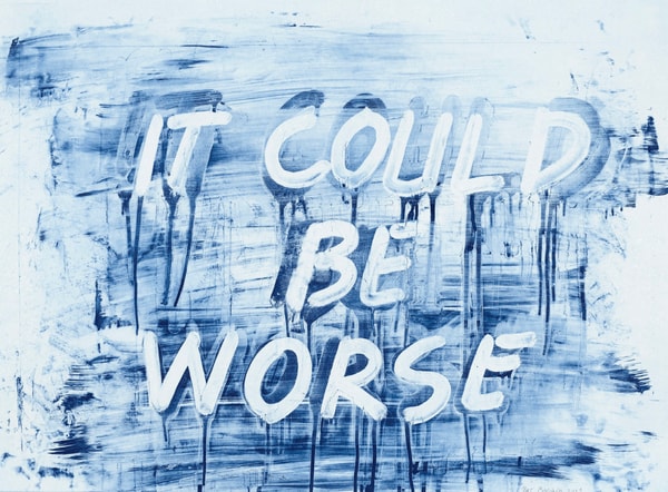 Mel Bochner - It Could Be Worse, 2023