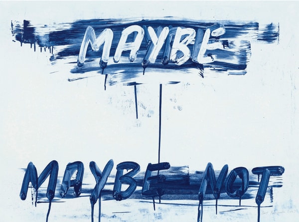 Mel Bochner - Maybe, 2023