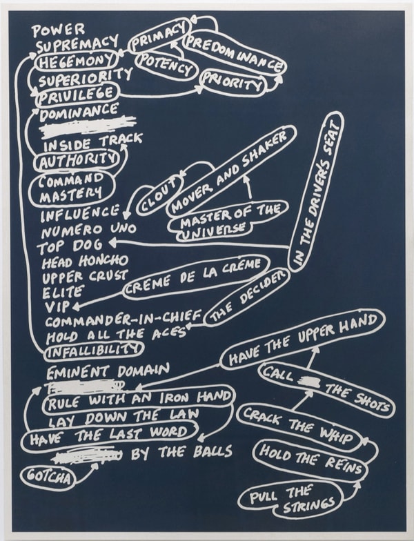 Mel Bochner - Power, 2010