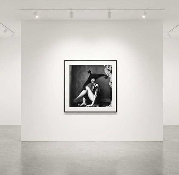 Michel Comte - Helena Christensen Sitting, 1995, Digital c print