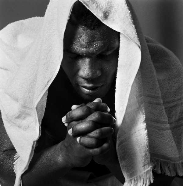Michel Comte - Mike Tyson, Oversized chromogenic print