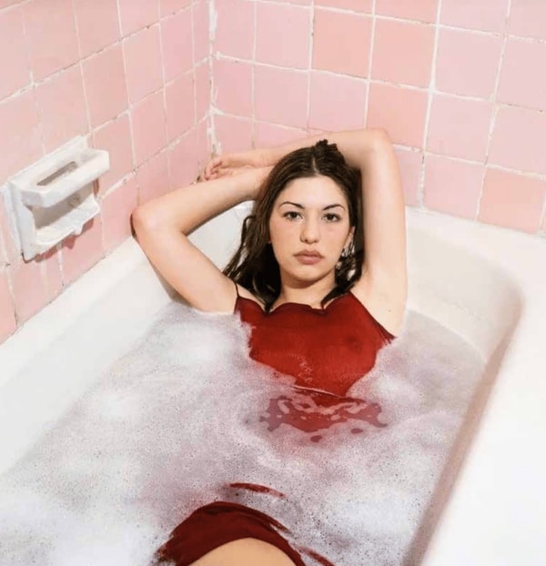 Michel Comte - Sofia Coppola, Save Safe Sex Campaign, 1993