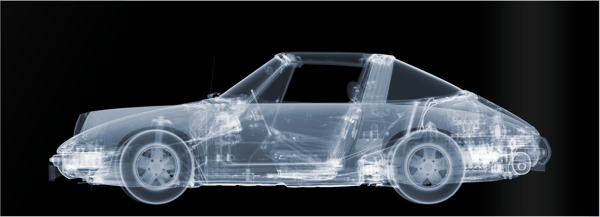 Nick Veasey - 1972 Porsche 911 Targa