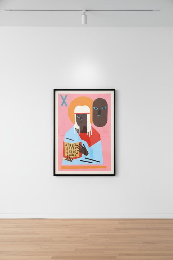 Nina Chanel Abney - Magic, 2024, Relief print