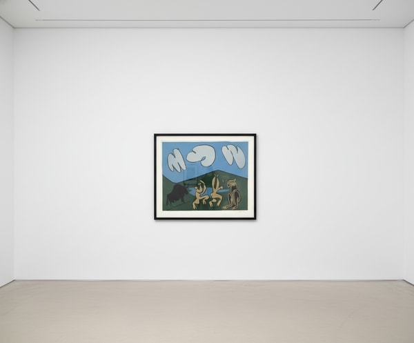 Pablo Picasso - Bacchanale au Taureau Noir (Bloch 935), 1959