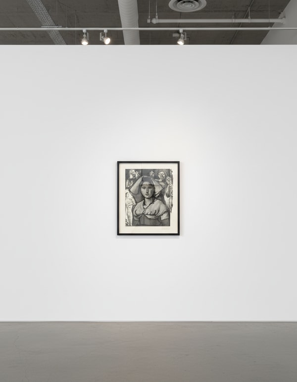 Pablo Picasso - Femme à L'Italienne d'après le tableau de Victor Orsel (Bloch 740), 1953