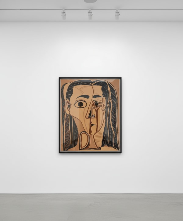 Pablo Picasso - Grande Tete De Femme (Bloch 1069), 1962, Linoleum Cut on Arches Wove Paper
Signed and numbered
