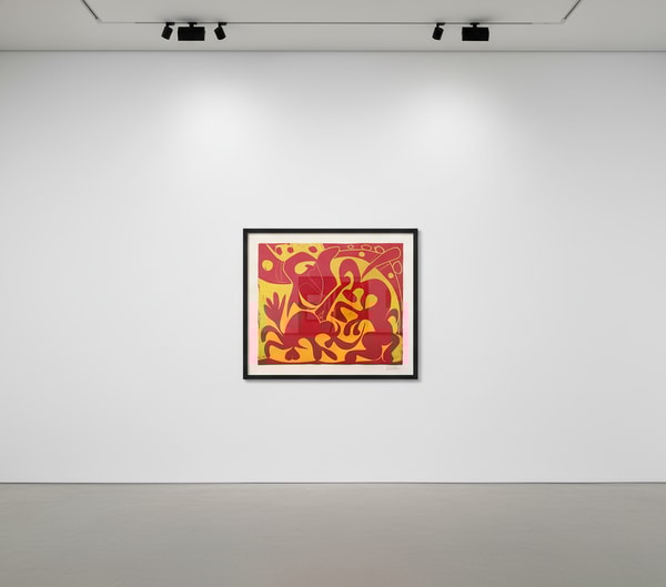 Pablo Picasso - La Pique en Rouge et Jaune (The Bullfight in Red and Yellow), 1959, Color Linocut
Hand signed in black pen...