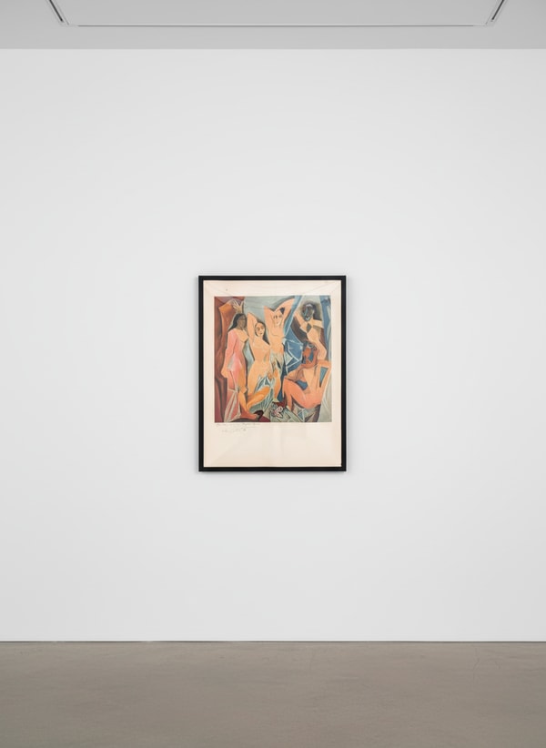 Pablo Picasso - Les Demoiselles d'Avignon, 1953, Lithograph on Arches paper
Signed and dated in pencil
Dedicated to printm...