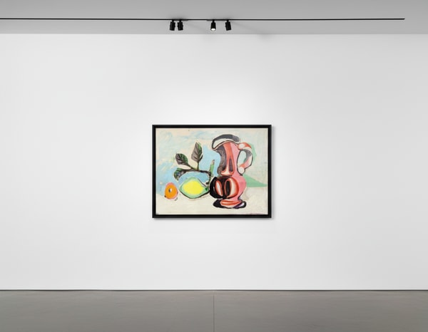 Pablo Picasso - Nature Morte au Citron et au Pichet Rouge, 1955, Color Aquatint on BFK Rives wove paper
Signed and numbere...