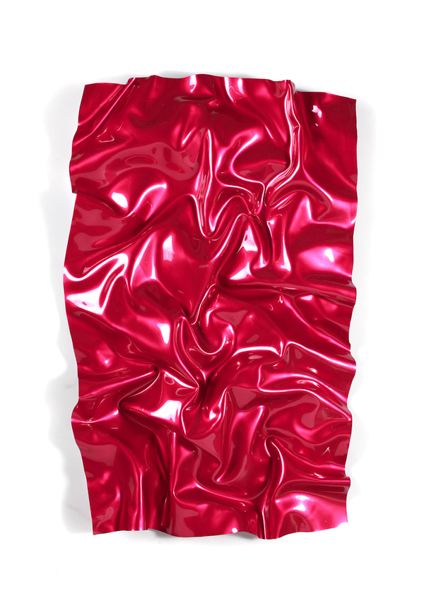 Paul Rousso - Wicked Red^, 2026, Acrylic Paint on Hand-Sculpted Thermoplastic Polyester