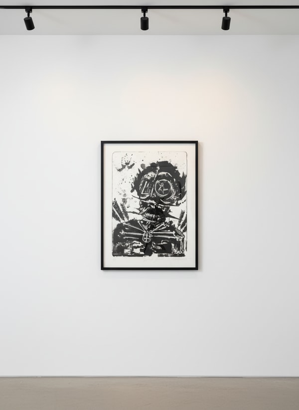 Retna - Blackstone, Lithograph of Rives paper