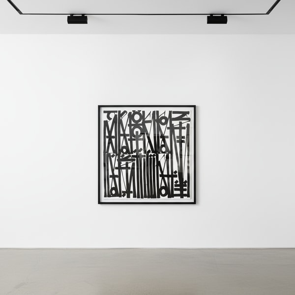 Retna - Crooked Just Like You, 2016, Acrylic on canvas