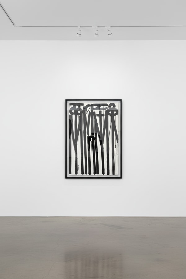 Retna - Elongated Brimstone, 2018, ink on canvas