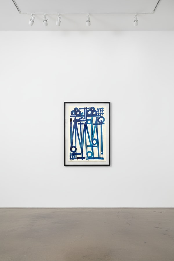 Retna - Esta es la Cuenta, 2018, Watercolor on paper