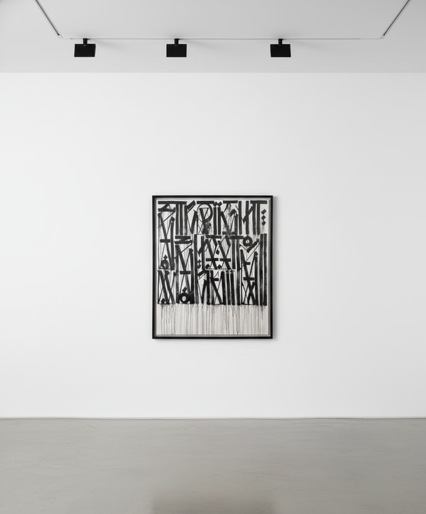 Retna - Straight Shooter, 2015, Acrylic on canvas