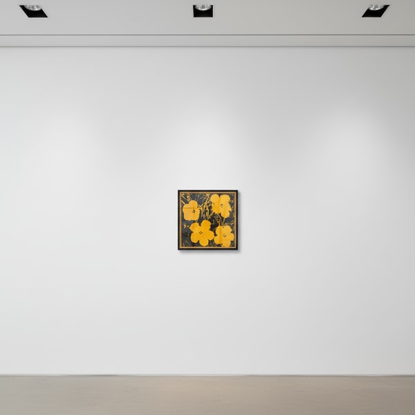Andy Warhol Flowers (Yellow)