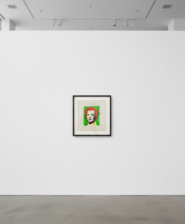 Richard Pettibone - Andy Warhol Marilyn 1962 Green, 1978, Synthetic polymer paint and silkscreen inks on canvas