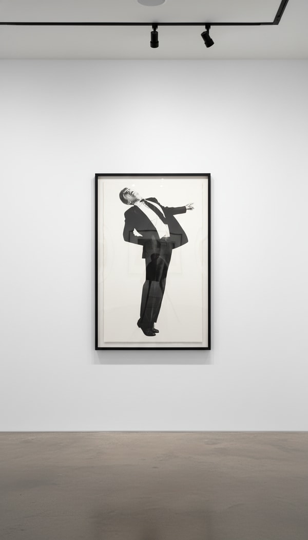 Robert Longo - Edmund , from Men In The Cities, 1985