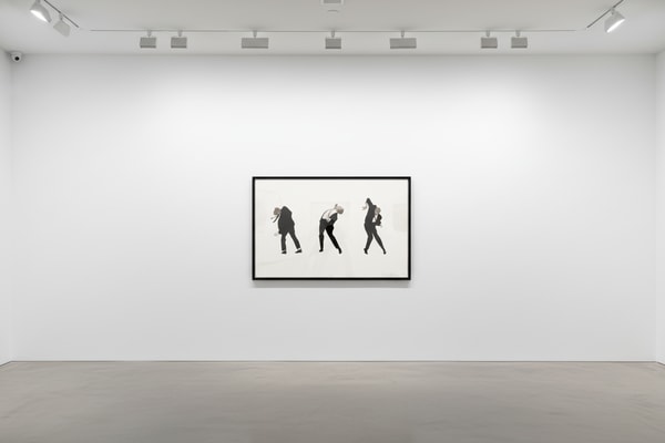 Robert Longo - Men In The Cities I, 1990, Screen print
