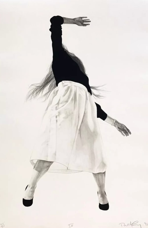 Robert Longo - Men in the Cities, Tokyo, Seibu Department Stores, Ltd. IV (Single Woman), 1990