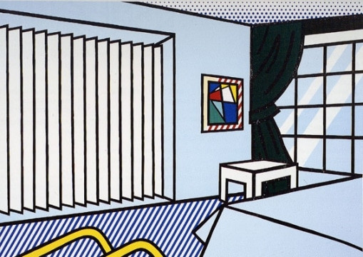 Roy Lichtenstein - Bedroom (C. 247), from Interiors, 1991