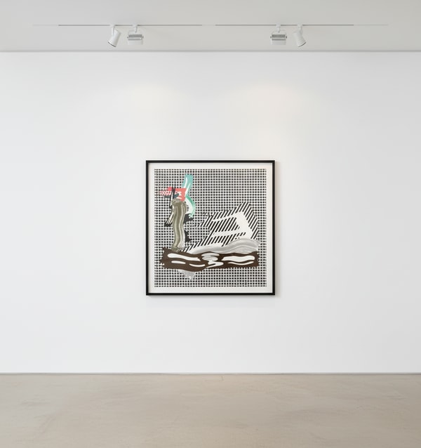 Roy Lichtenstein - Brushstroke Canvas (C.234), 1989, Lithograph