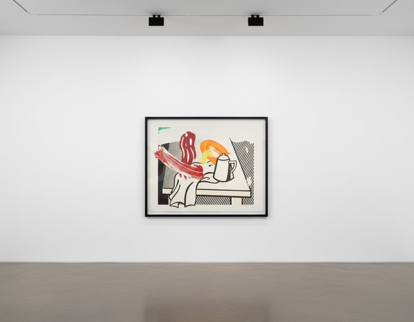 Roy Lichtenstein - Brushstroke Still Life With Coffee Pot (C. 308B), 1997, Screen print on honeycomb-core aluminum panel i...