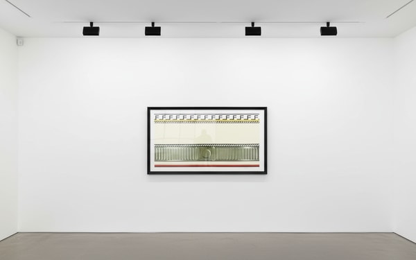 Roy Lichtenstein - Entablature I (C. 138), 1976, Screen print and collage with embossing