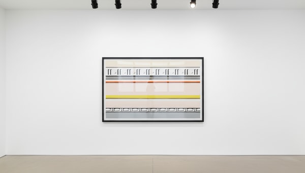 Roy Lichtenstein - Entablature VIII (C. 145), 1976, Screen print and collage with embossing