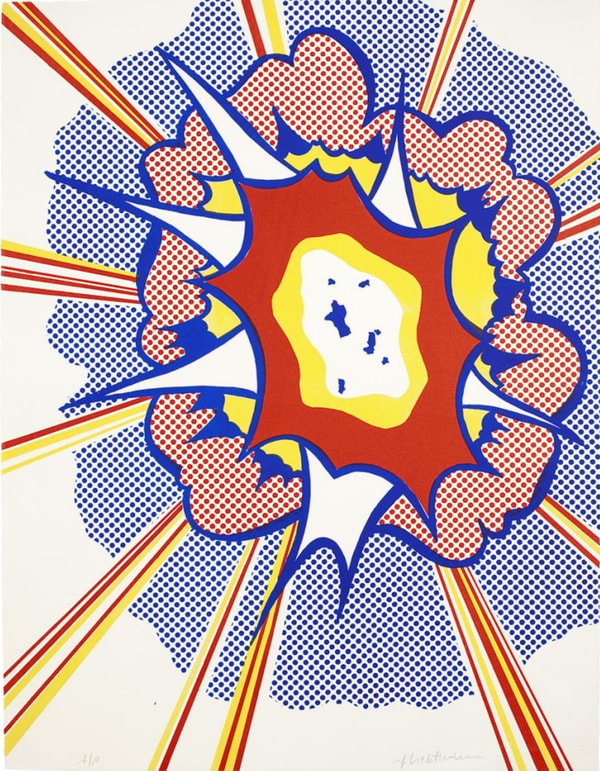 Roy Lichtenstein - Explosion (C. 49), 1967