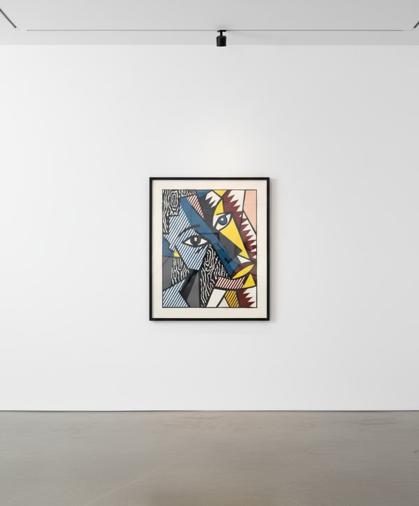 Roy Lichtenstein - Head (C. 177), from Expressionist Woodcut Series, 1980