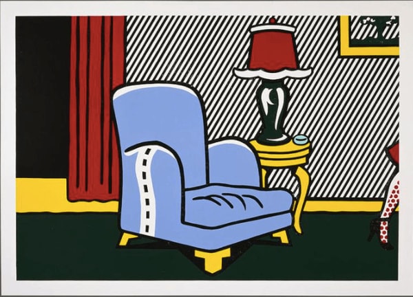 Roy Lichtenstein - La Sortie (C. 248), from Interiors, 1990-91