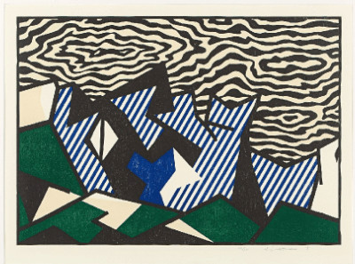 Roy Lichtenstein - Morton A Mort (C. 178), from Expressionist Woodcut Series, 1989