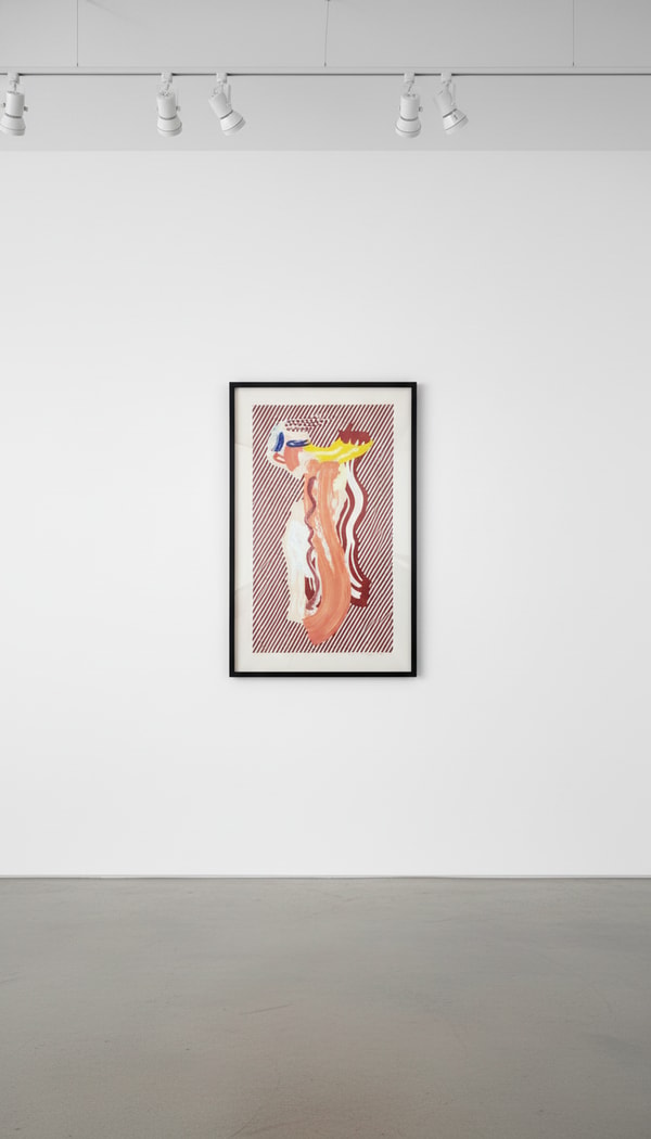 Roy Lichtenstein - Nude From Brushstroke Figures (C. 233), 1989, Lithograph