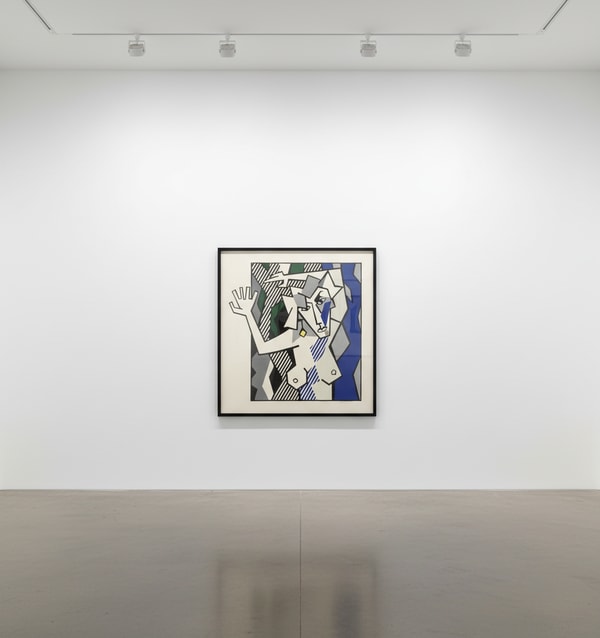 Roy Lichtenstein - Nude In the Woods (C. 174), from Expressionist Woodcut Series, 1980