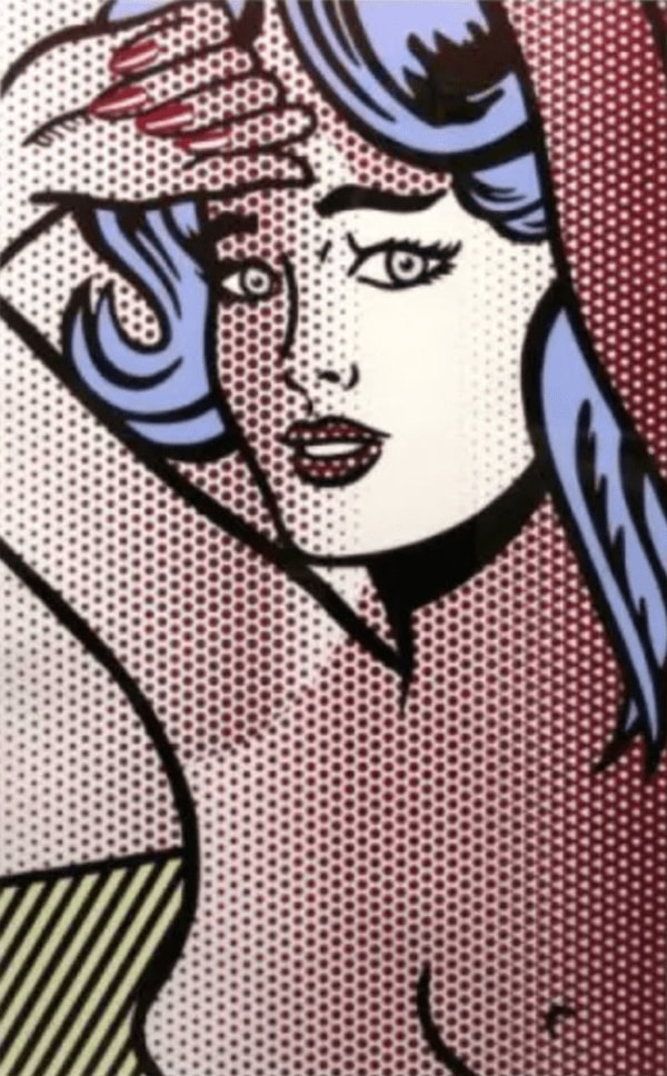 Roy Lichtenstein - Nude With Blue Hair (C.286), 1994