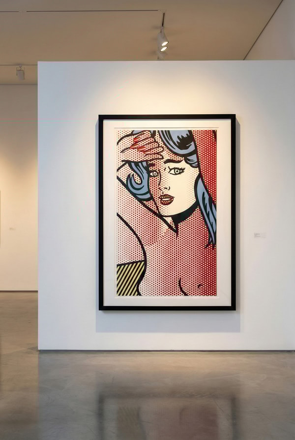 Roy Lichtenstein - Nude With Blue Hair (C.286), 1994, Relief print on Rives BFK mold-made paper