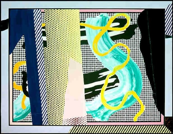 Roy Lichtenstein - Reflections On Brushstroke (C. 242), 1990