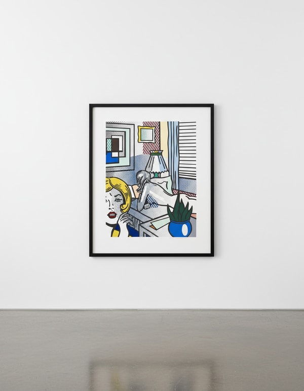 Roy Lichtenstein - Roommates, 1994, Relief print