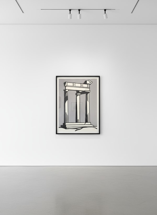 Roy Lichtenstein - Temple, 1964, Exhibition poster