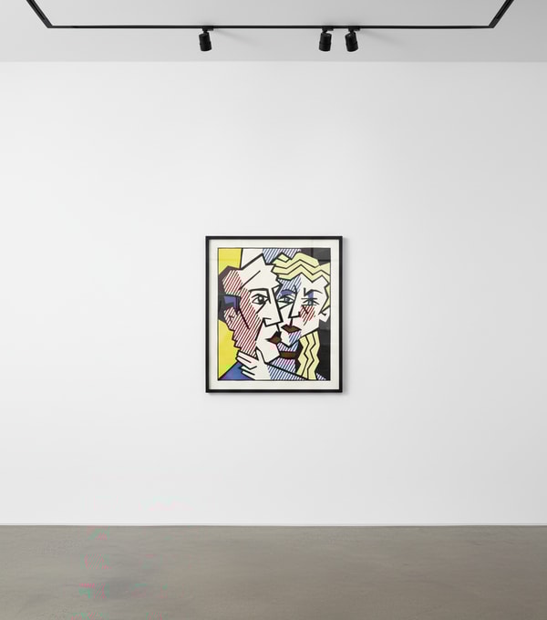 Roy Lichtenstein - The Couple (C. 175), from the Expressionist Woodcut Series, 1980