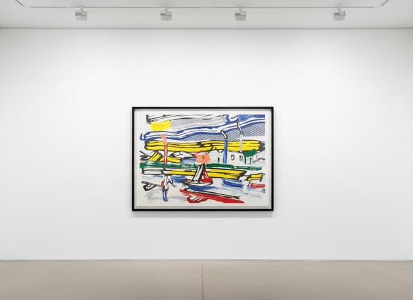 Roy Lichtenstein - The River (C. 214), from Landscapes, 1985