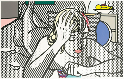 Roy Lichtenstein - Thinking Nude (C. 289), 1994
