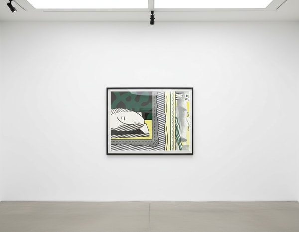 Roy Lichtenstein - Two Paintings: Sleeping Muse, 1984